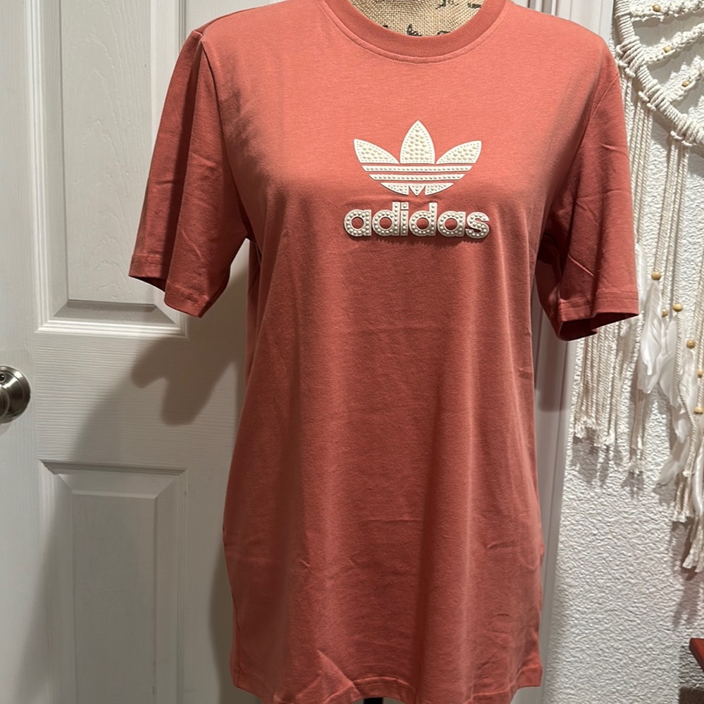 NWT Adidas | Salmon Studded Tee | Small